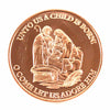 Unto us a Child is Born  1oz. .999 Fine Copper