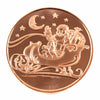 Santa on Sleigh 1oz. .999 Fine Copper