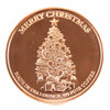 Santa on Sleigh 1oz. .999 Fine Copper