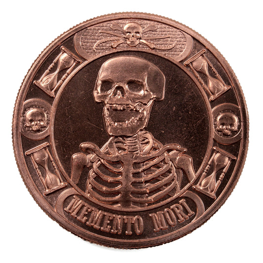 Memento Mori 1oz. .999 Fine Copper