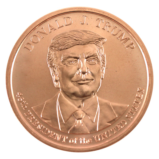 President Donald Trump 2oz. .999 Fine Copper