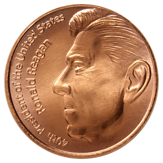 Ronald Reagan 1oz. .999 Fine Copper