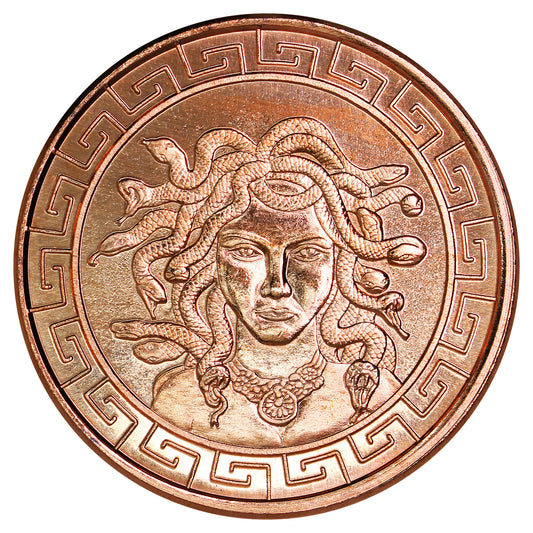 Medusa 1oz. .999 Fine Copper