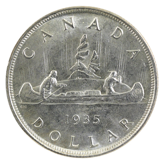 1935 Canada Dollar Brilliant Uncirculated (MS63) $