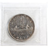 1947 Pointed 7; Quadruple Punch HP Canada Dollar ICCS Certified VF30