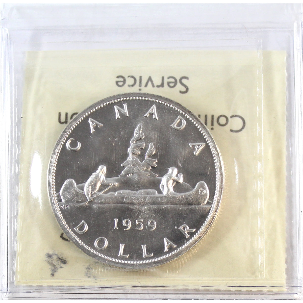1959 Canada Dollar ICCS Certified PL65 Heavy Cameo