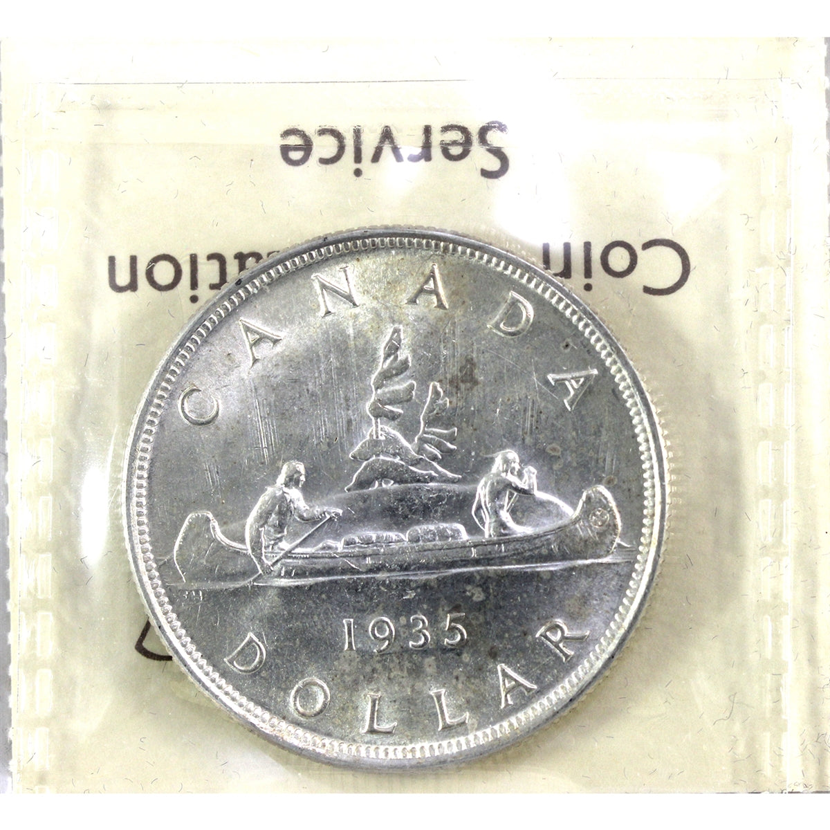 1935 Canada Dollar ICCS Certified MS64