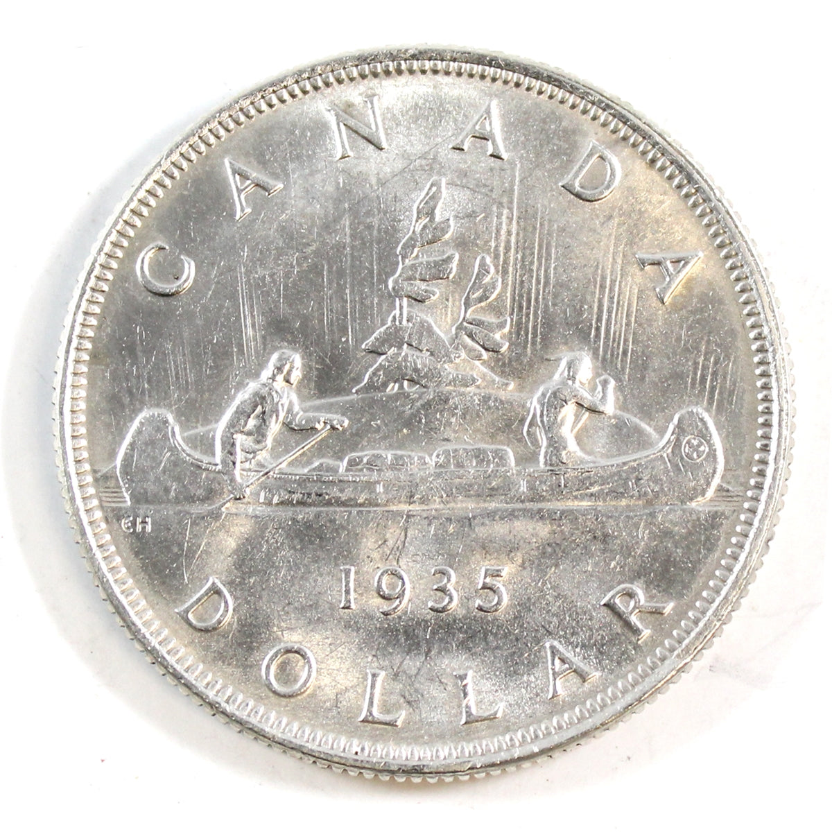 1935 Canada Dollar Uncirculated (MS60)