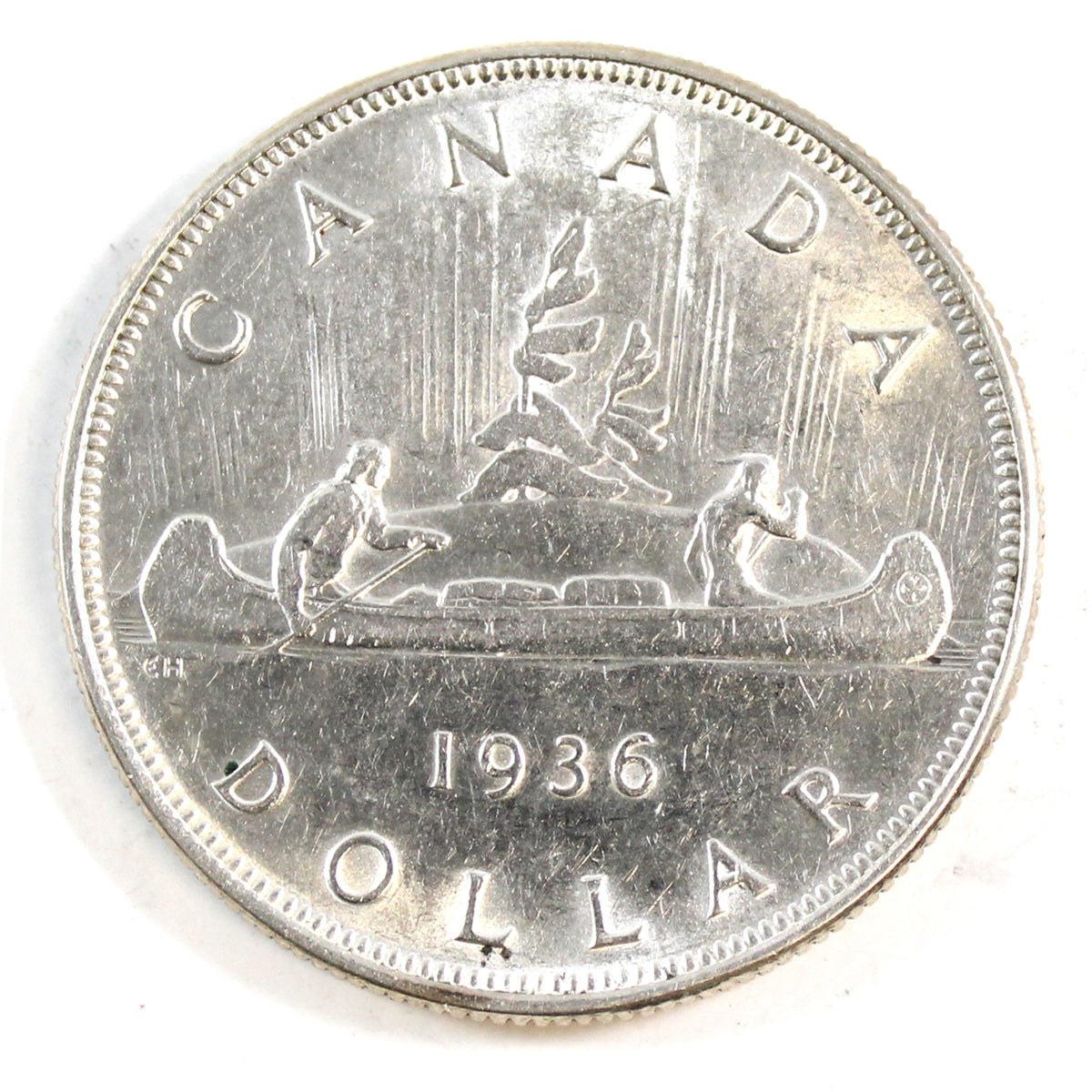 1936 Canada Dollar EF-AU (EF45)
