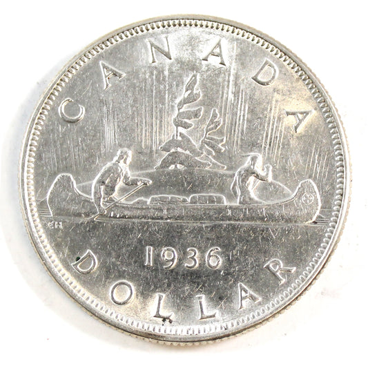 1936 Canada Dollar EF-AU (EF45)