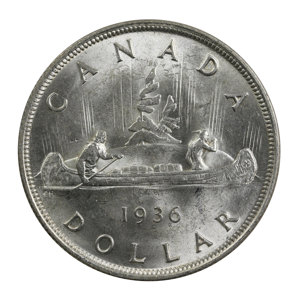 1936 Canada Dollar UNC+ (MS62)
