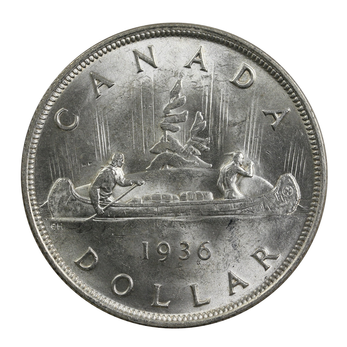 1936 Canada Dollar UNC+ (MS62)