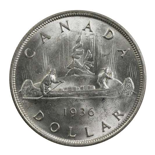 1936 Canada Dollar UNC+ (MS62)