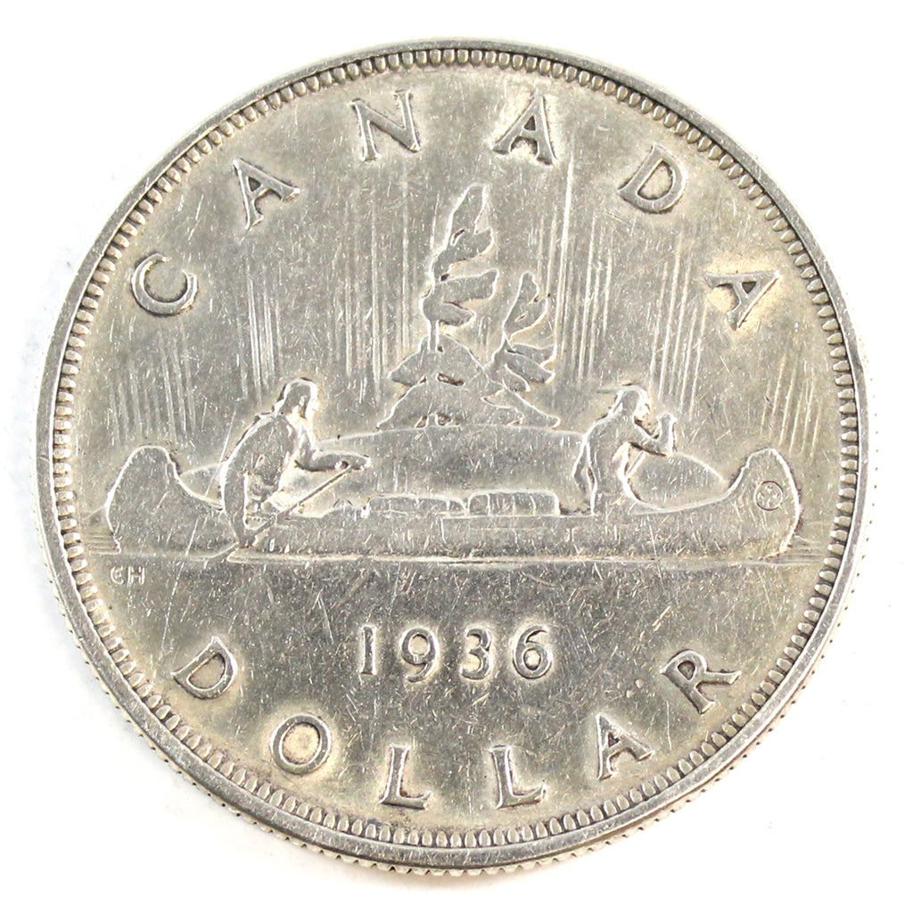 1936 Canada Dollar Very Fine (VF20)