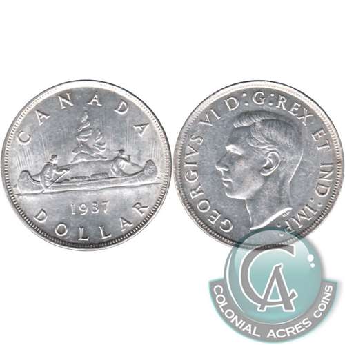 1937 2x HP Canada Dollar EF-AU (EF45)