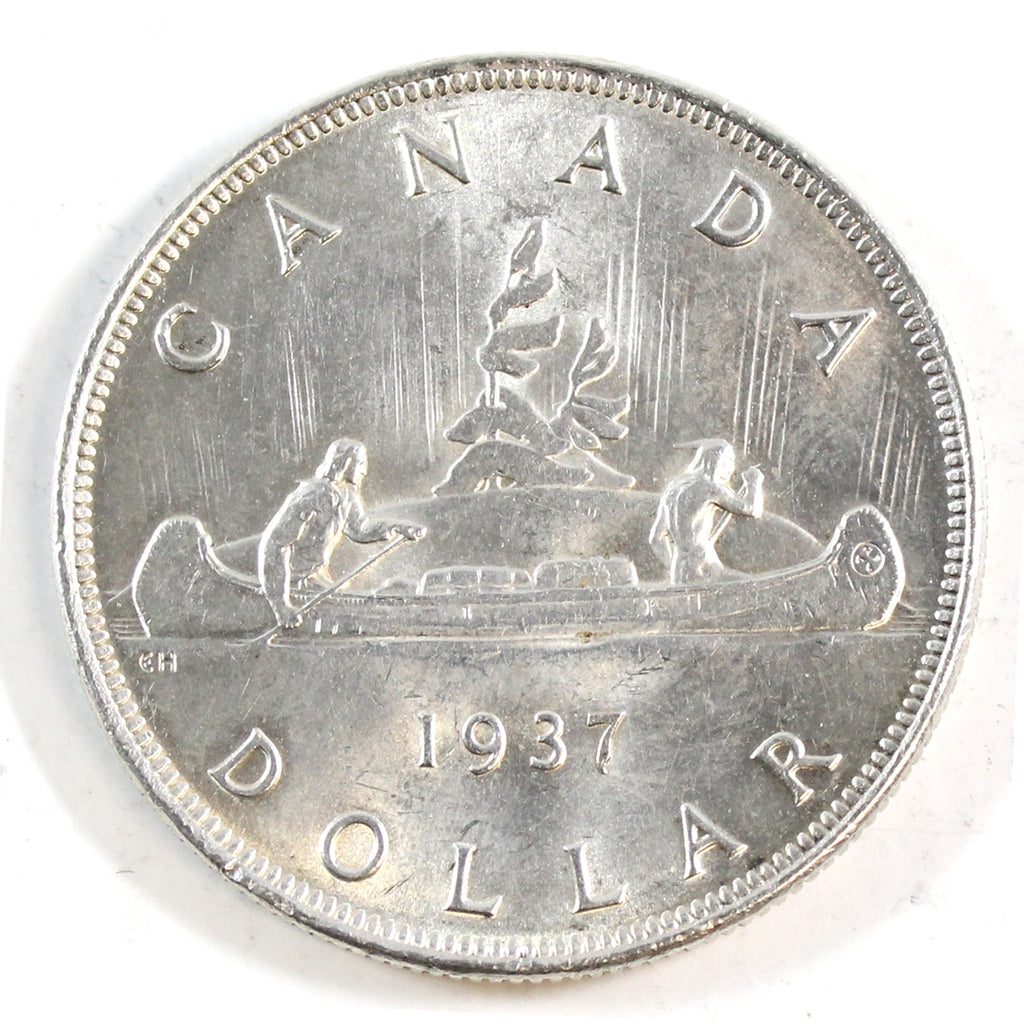 1937 Canada Dollar Almost Uncirculated (AU50)