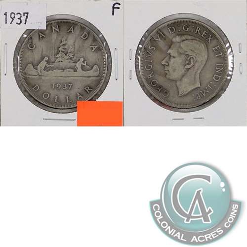 1937 Canada Dollar Fine (F12)