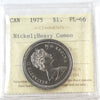 1975 Canada Nickel Dollar ICCS Certified PL66 Heavy Cameo