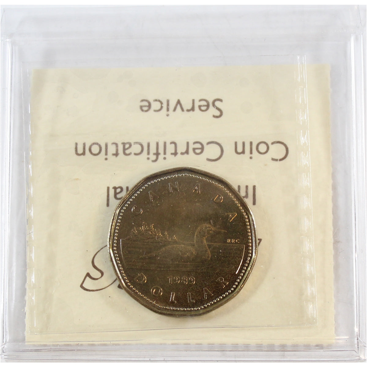 1989 Canada Loon Dollar ICCS Certified MS66