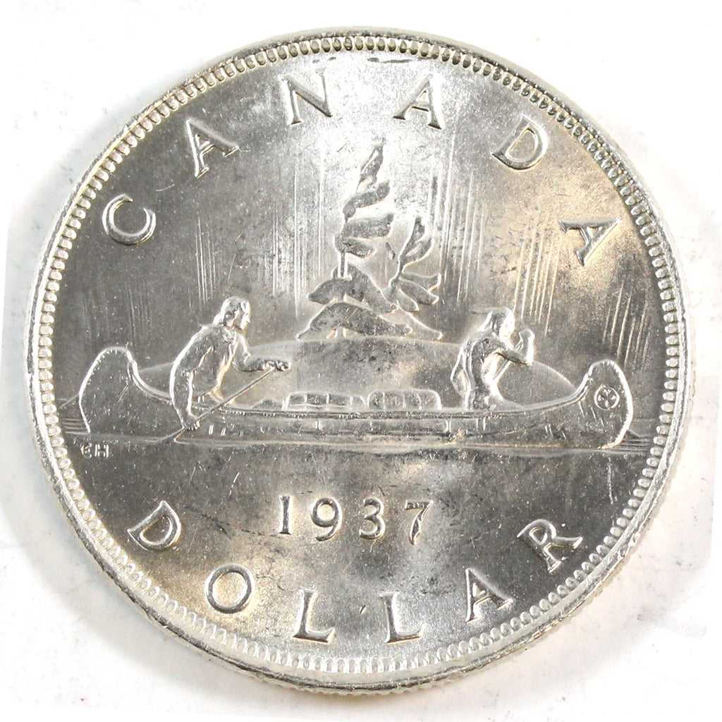 1937 Canada Dollar UNC+ (MS62)