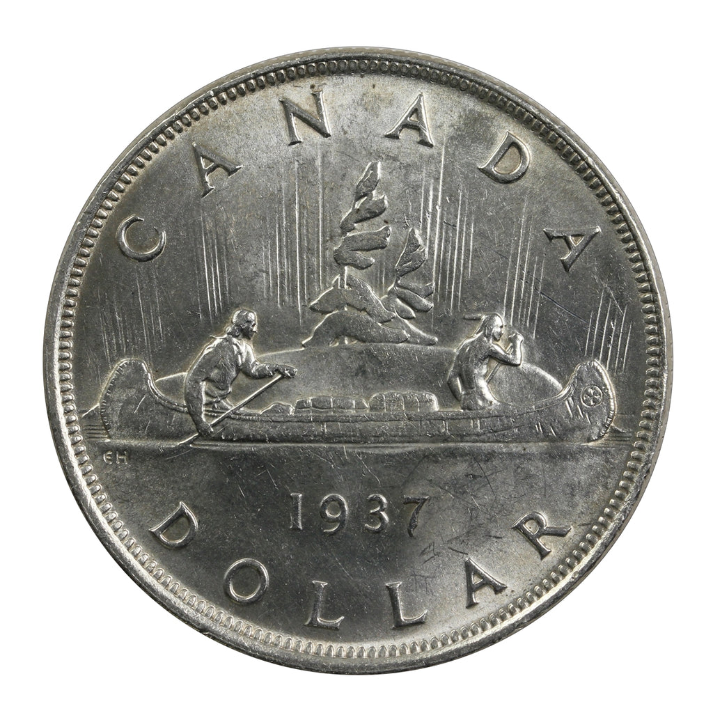 1937 Canada Dollar Uncirculated (MS60)