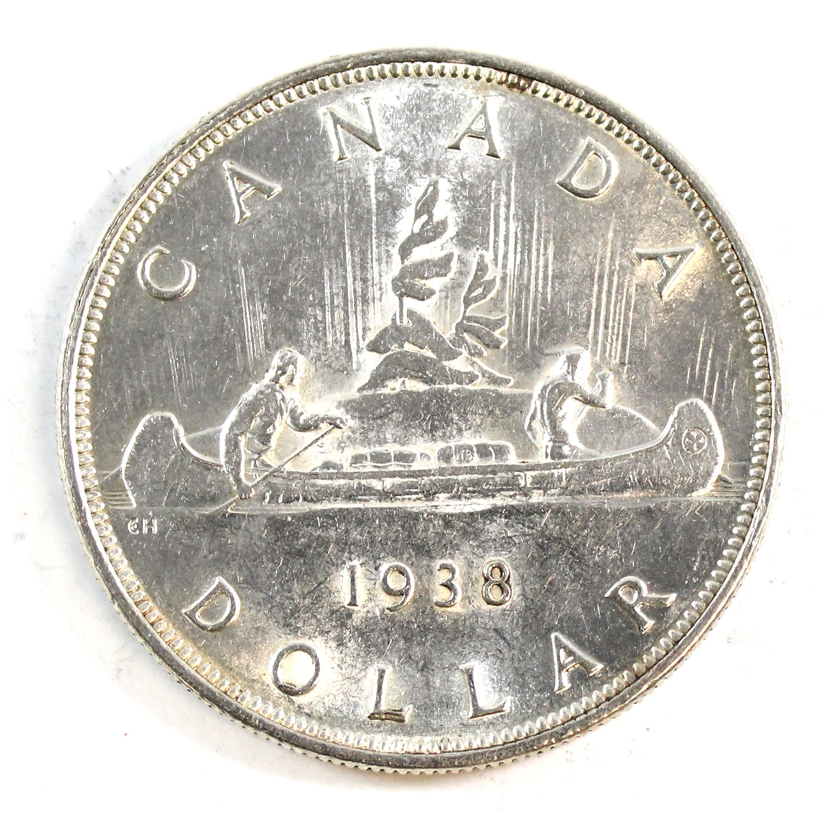 1938 Canada Dollar Almost Uncirculated (AU50)