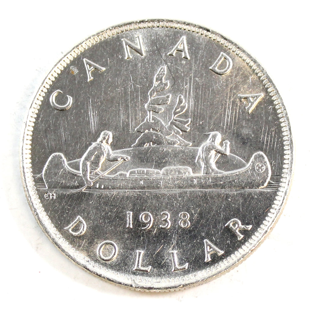 1938 Canada Dollar AU-UNC (AU55)