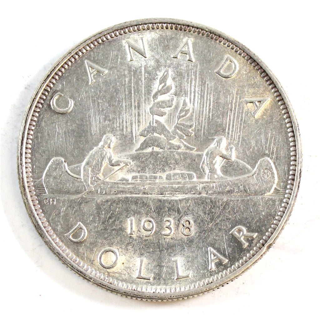 1938 Canada Dollar EF-AU (EF45)