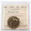 1997 Flying Loon Canada Dollar ICCS Certified MS67