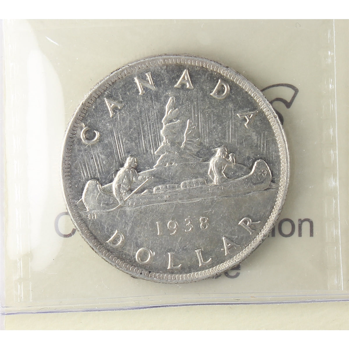 1938 Canada Dollar ICCS Certified EF45