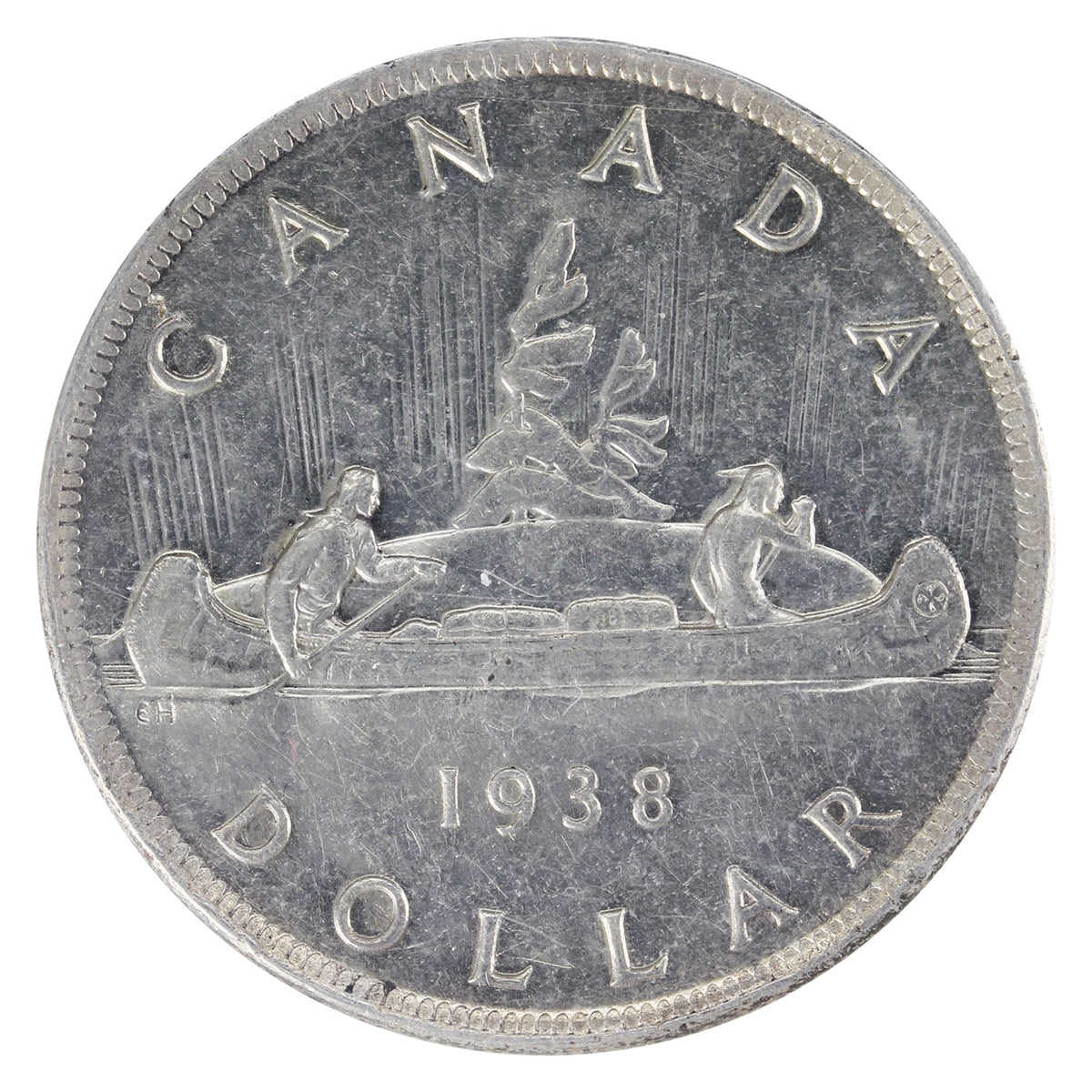 1938 Canada Dollar ICCS Certified EF45