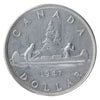 1947 Pointed 7, Quadruple Punch HP Canada Dollar ICCS Certified EF40