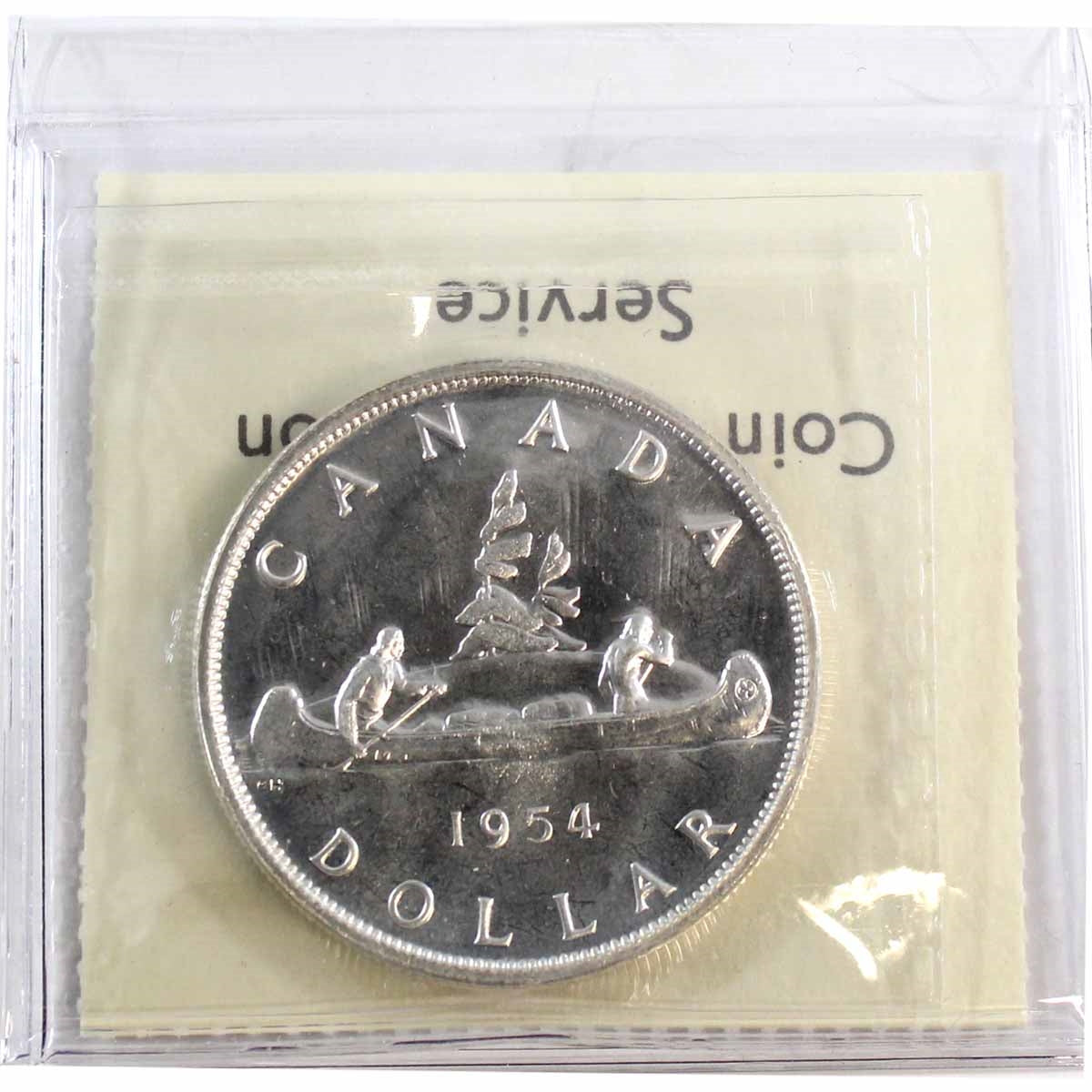 1954 Canada Dollar ICCS Certified PL66 Cameo