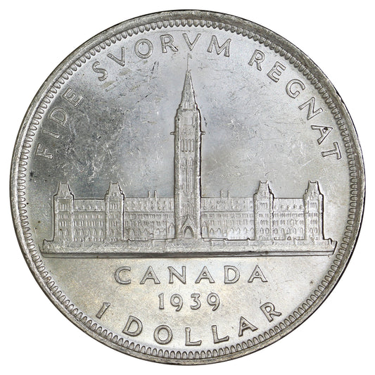 1939 2x HP Canada Dollar Brilliant Uncirculated (MS-63) $
