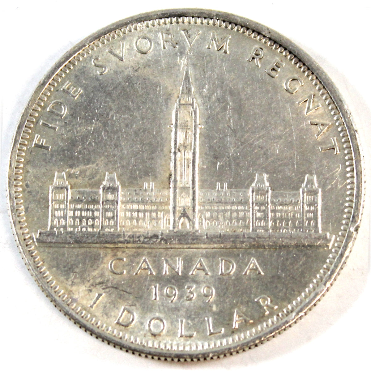 1939 Canada Dollar Almost Uncirculated (AU50)