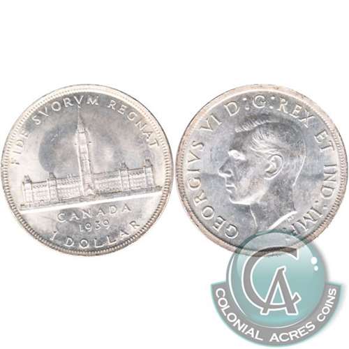 1939 Canada Dollar Choice Brilliant Uncirculated (MS64)