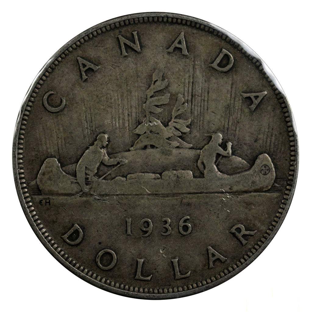 1936 Canada Dollar VG-F (VG10)