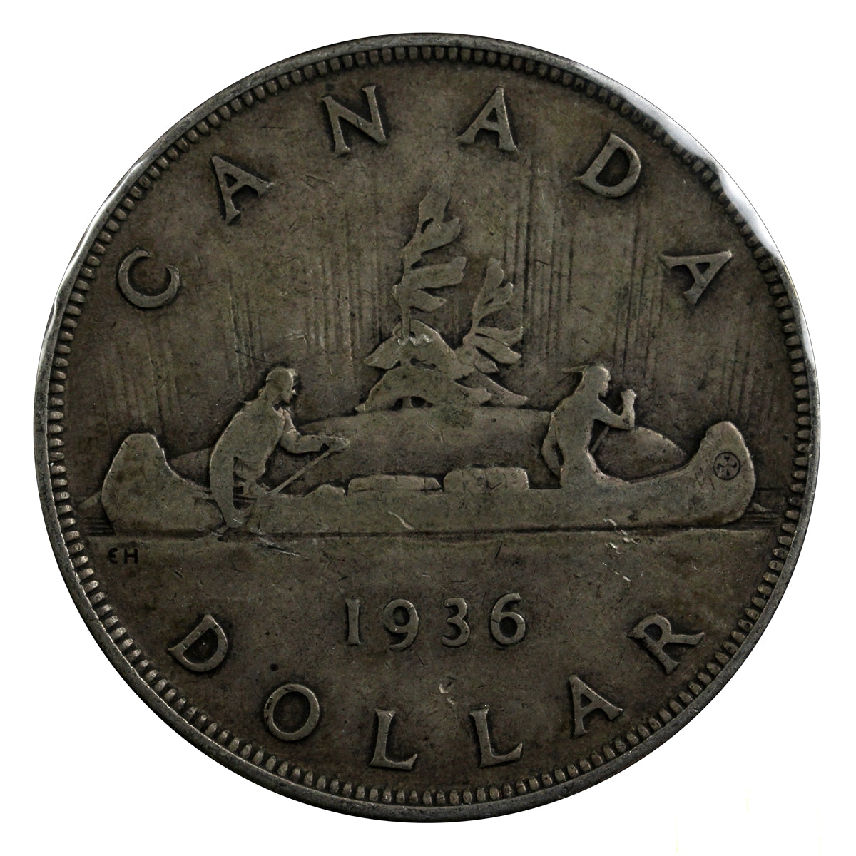 1936 Canada Dollar VG-F (VG10)