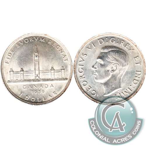 1939 Canada Dollar Uncirculated (MS60)