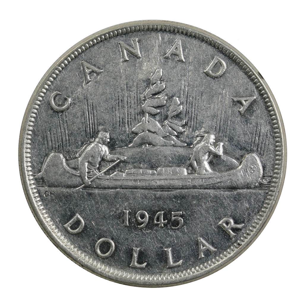 1945 2x HP Canada Dollar VF-EF (VF30) $