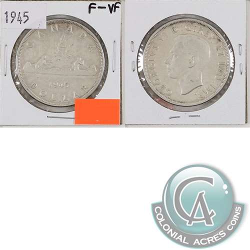 1945 Canada Dollar F-VF (F15) $