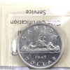 1945 Canada Dollar ICCS Certified EF45