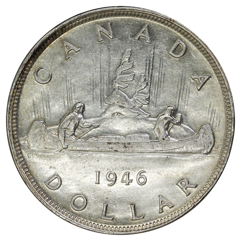 1946 Canada Dollar Extra Fine (EF40)