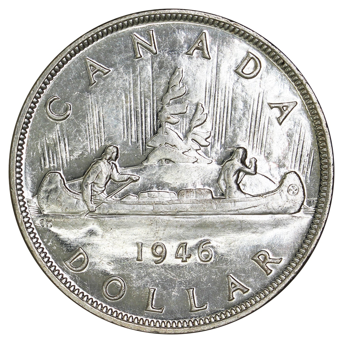 1946 Canada Dollar Uncirculated (MS60) $