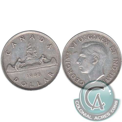 1946 Canada Dollar Very Fine (VF20)