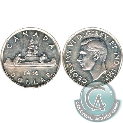 1946 SWL Canada Dollar Almost Uncirculated (AU50) $