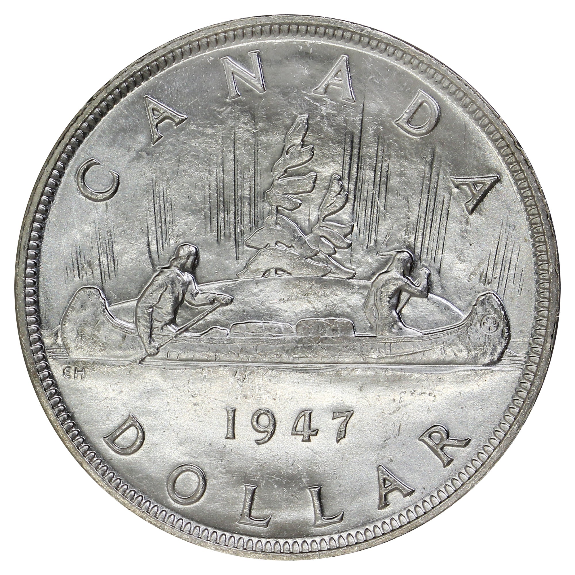 1947 Blunt 7 Canada Dollar Brilliant Uncirculated (MS63