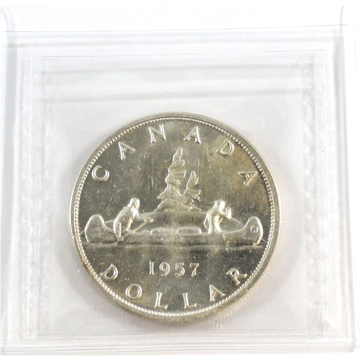 1957 1 WL Canada Dollar ICCS Certified MS63