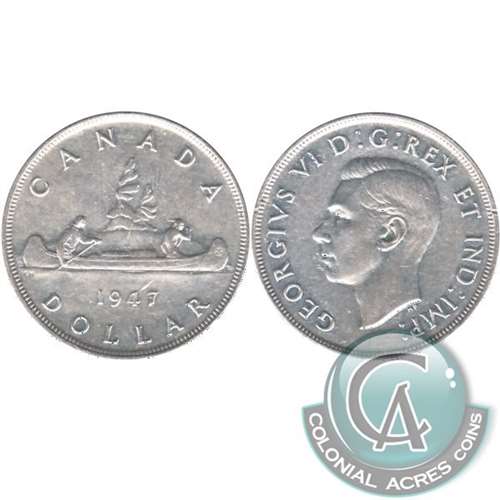 1947 Blunt 7 Canada Dollar Very Fine (VF20)