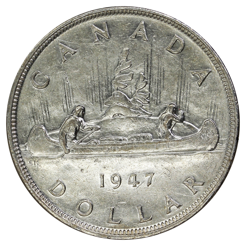 1947 Blunt 7 Canada Dollar VF-EF (VF30) $